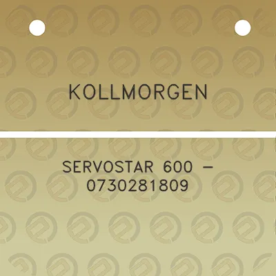 kollmorgen-servostar-600-0730281809