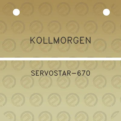 kollmorgen-servostar-670