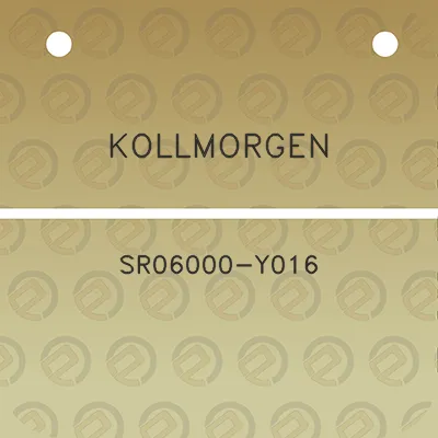 kollmorgen-sr06000-y016