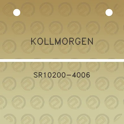 kollmorgen-sr10200-4006