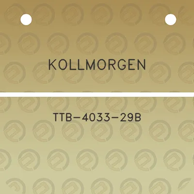 kollmorgen-ttb-4033-29b