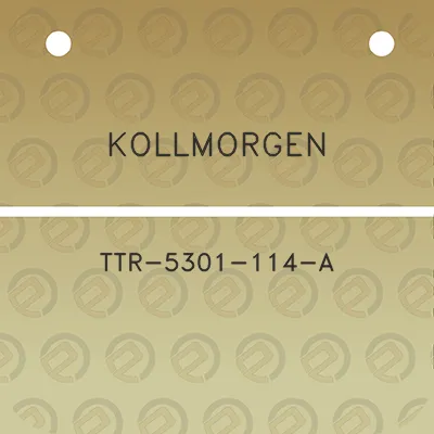 kollmorgen-ttr-5301-114-a