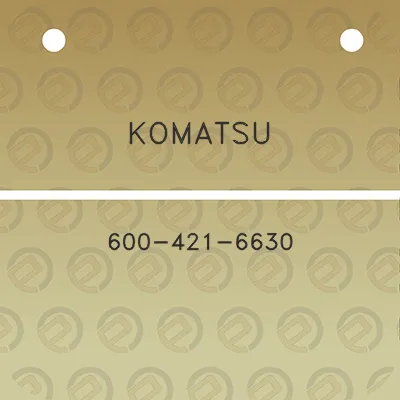 komatsu-600-421-6630