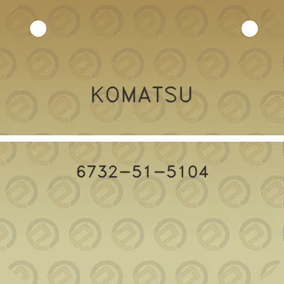 komatsu-6732-51-5104