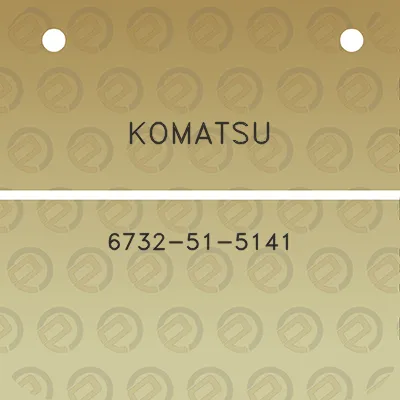 komatsu-6732-51-5141