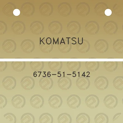 komatsu-6736-51-5142