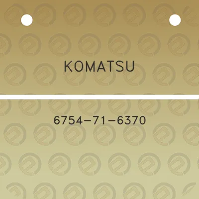 komatsu-6754-71-6370