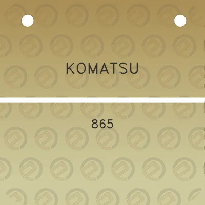 komatsu-865