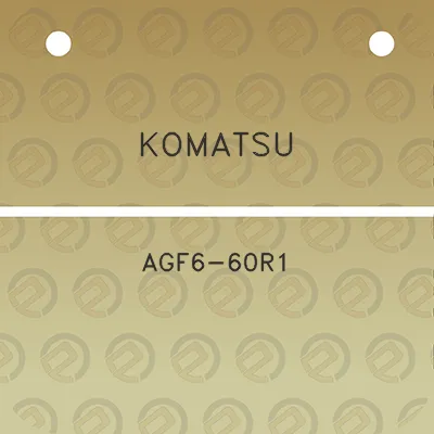 komatsu-agf6-60r1