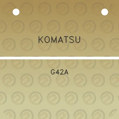 komatsu-g42a