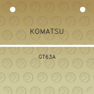 komatsu-gt63a