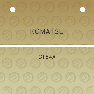 komatsu-gt64a