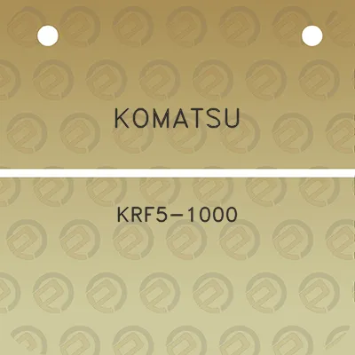 komatsu-krf5-1000