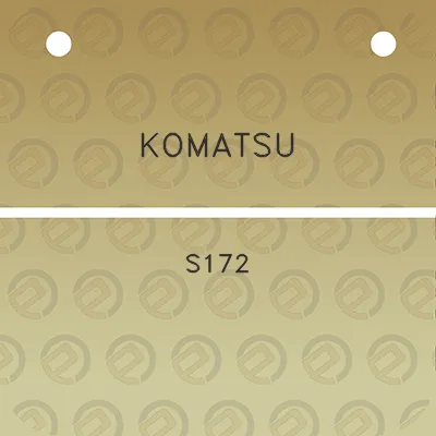 komatsu-s172