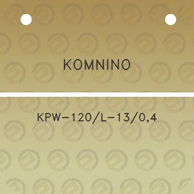 komnino-kpw-120l-1304