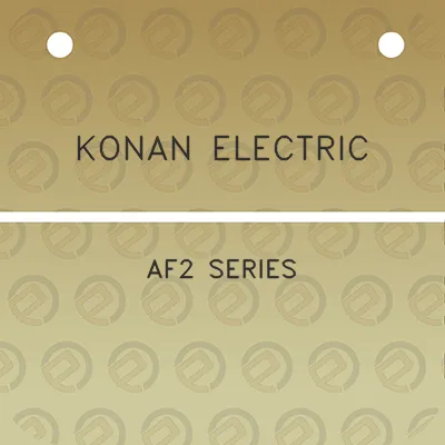 konan-electric-af2-series