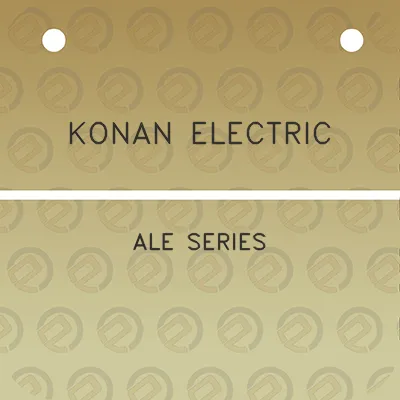 konan-electric-ale-series