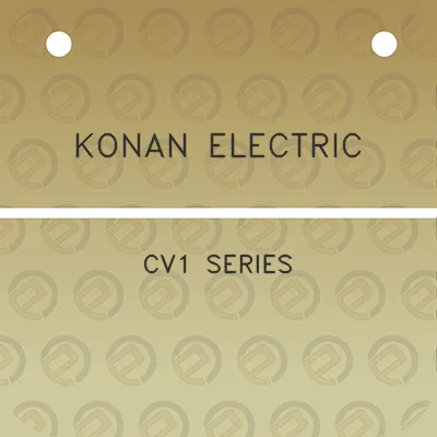 konan-electric-cv1-series