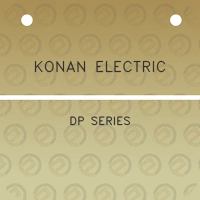 konan-electric-dp-series