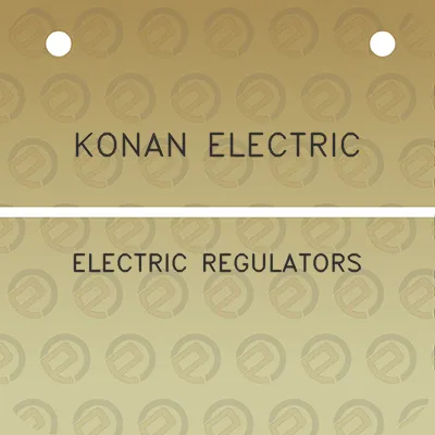 konan-electric-electric-regulators