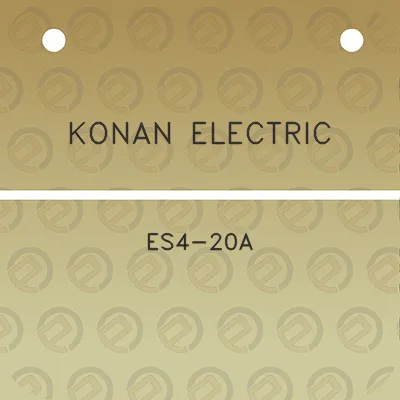 konan-electric-es4-20a