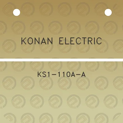 konan-electric-ks1-110a-a