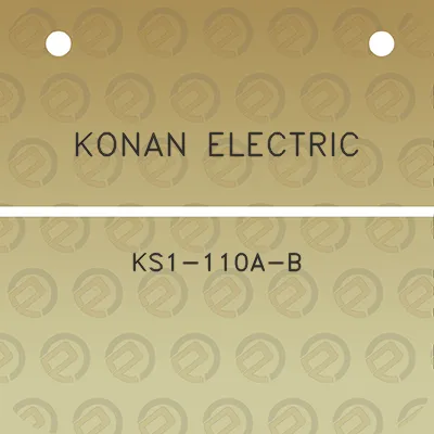 konan-electric-ks1-110a-b