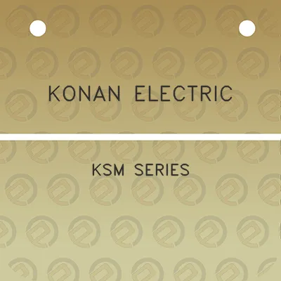 konan-electric-ksm-series