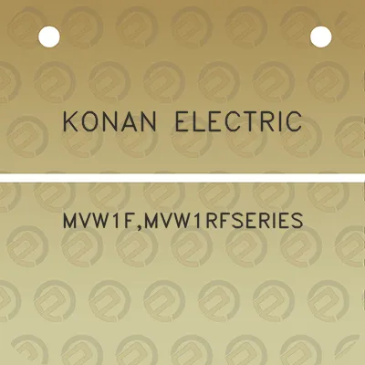 konan-electric-mvw1fmvw1rfseries