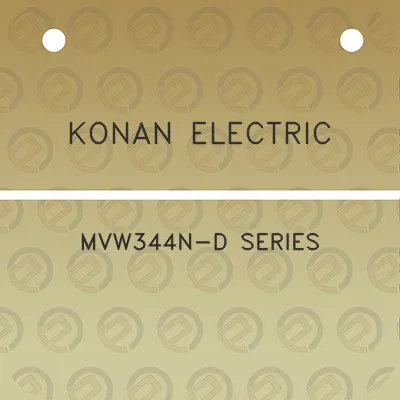 konan-electric-mvw344n-d-series