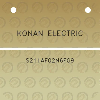 konan-electric-s211af02n6fg9