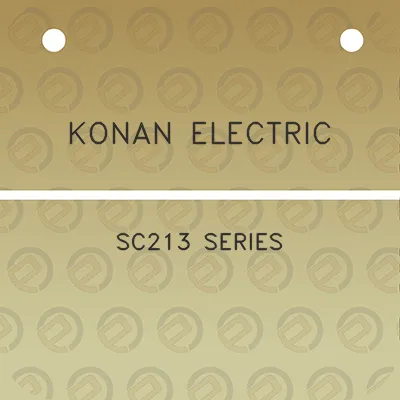 konan-electric-sc213-series