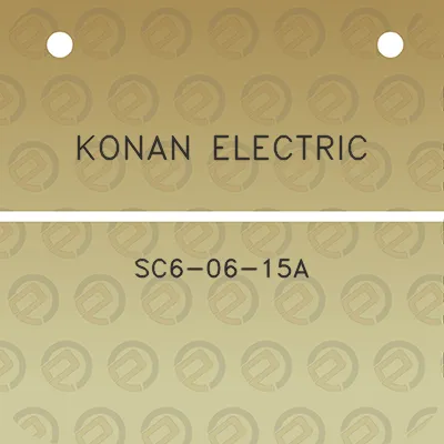 konan-electric-sc6-06-15a