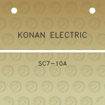 konan-electric-sc7-10a