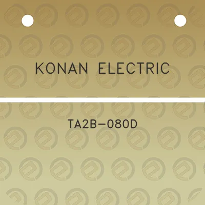 konan-electric-ta2b-080d