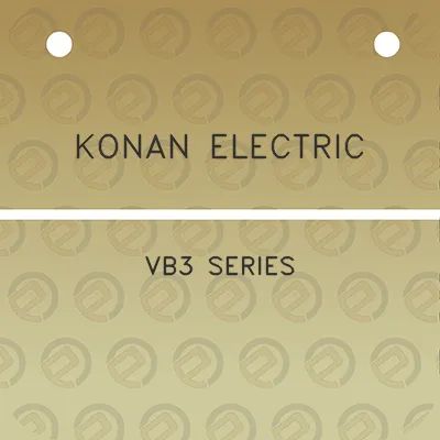 konan-electric-vb3-series