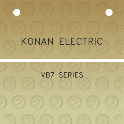 konan-electric-vb7-series