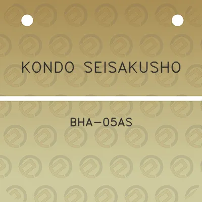 kondo-seisakusho-bha-05as