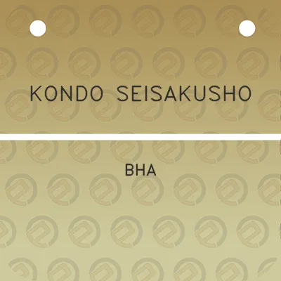 kondo-seisakusho-bha