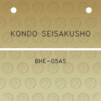 kondo-seisakusho-bhe-05as