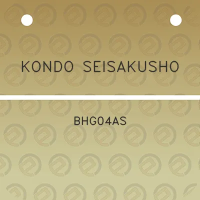 kondo-seisakusho-bhg04as