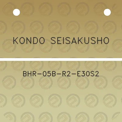 kondo-seisakusho-bhr-05b-r2-e30s2