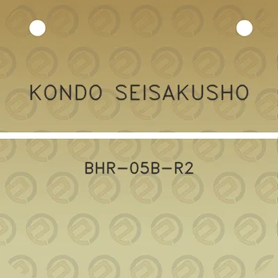 kondo-seisakusho-bhr-05b-r2