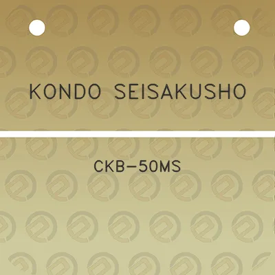 kondo-seisakusho-ckb-50ms