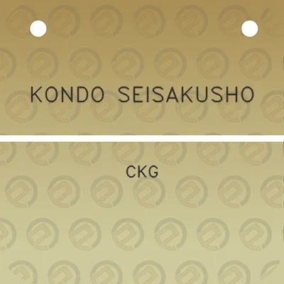 kondo-seisakusho-ckg