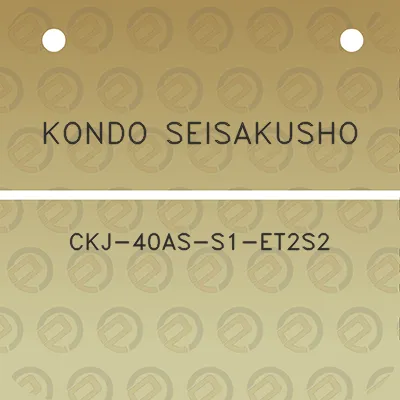 kondo-seisakusho-ckj-40as-s1-et2s2