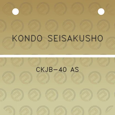 kondo-seisakusho-ckjb-40-as