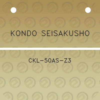 kondo-seisakusho-ckl-50as-z3