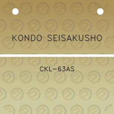 kondo-seisakusho-ckl-63as