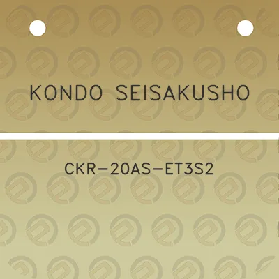 kondo-seisakusho-ckr-20as-et3s2